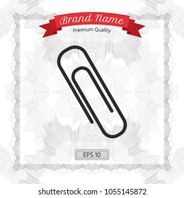 Paper clip icon