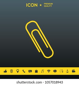 Paper clip icon
