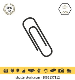 Paper clip icon