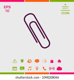 Paper clip icon
