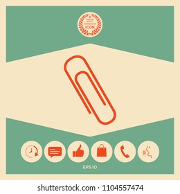 Paper clip icon