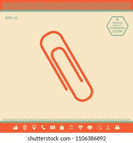 Paper clip icon