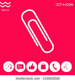 Paper clip icon