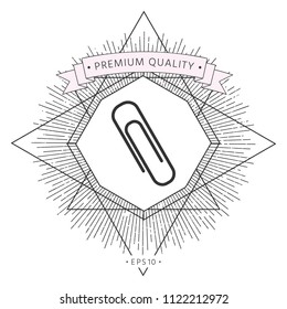 Paper clip icon
