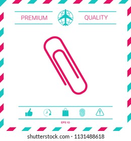 Paper clip icon