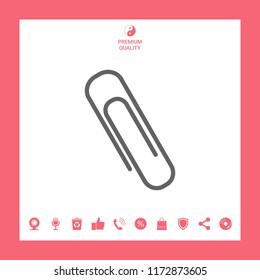 Paper clip icon