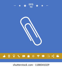 Paper clip icon