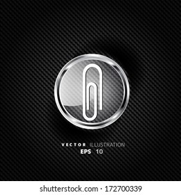 Paper clip icon