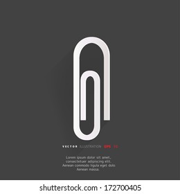 Paper clip icon