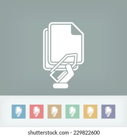 Paper clip icon