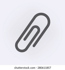 Paper clip icon