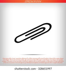 paper clip icon
