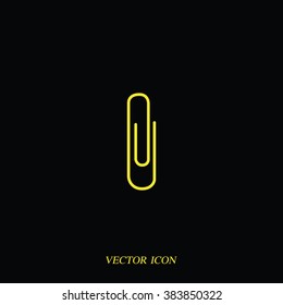 Paper clip icon.