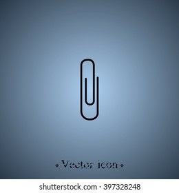 Paper clip icon.