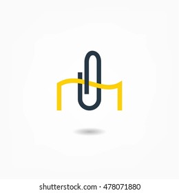 Paper clip icon