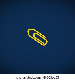 Paper clip icon