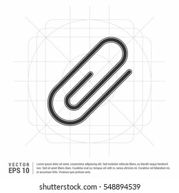 paper clip icon.

