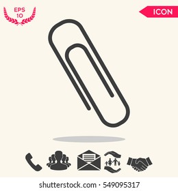 Paper clip icon