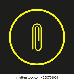 paper clip, icon