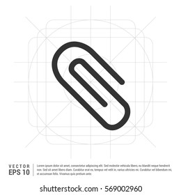 Paper clip icon