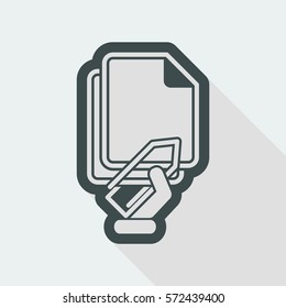 Paper clip icon