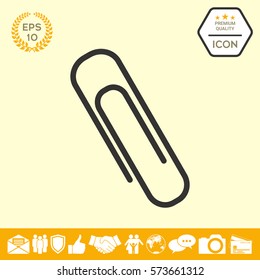 Paper clip icon