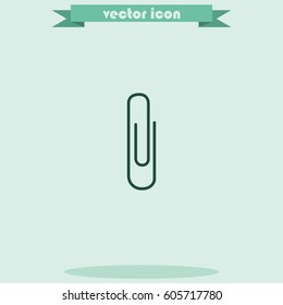 Paper clip icon.