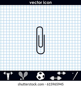 Paper clip icon.
