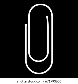 Paper clip icon .