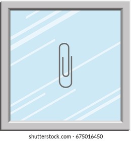 Paper clip icon.