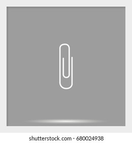 Paper clip icon.