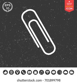 Paper clip icon