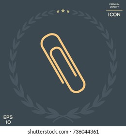 Paper clip icon