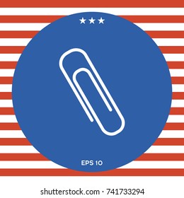 Paper clip icon