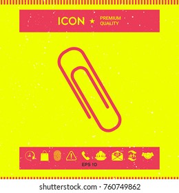 Paper clip icon