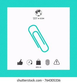 Paper clip icon