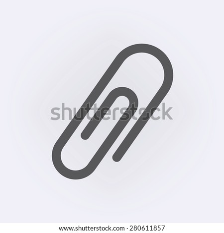 Paper clip icon