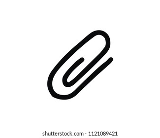 paper clip icon design illustration,hand drawn style design, designed for web and app