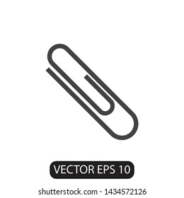 paper clip icon design, vector eps10