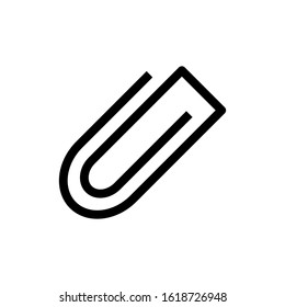 paper clip icon design vector template