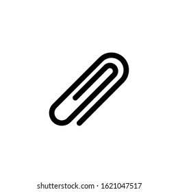 paper clip icon design vector simple