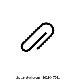 paper clip icon design vector simple