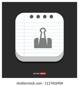 Paper Clip Icon - Free vector icon