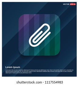 paper clip icon - Free vector icon