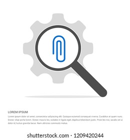 Paper clip icon - Free vector icon