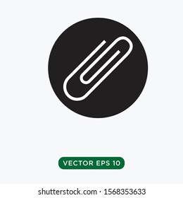 Paper Clip Icon Illustration Vector EPS10