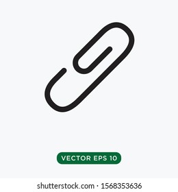 Paper Clip Icon Illustration Vector EPS10