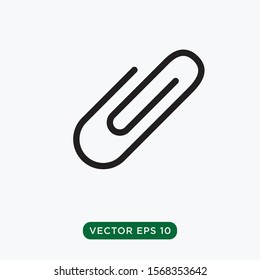 Paper Clip Icon Illustration Vector EPS10