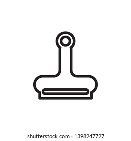 paper clip icon, logo template 