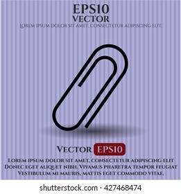 Paper Clip icon or symbol